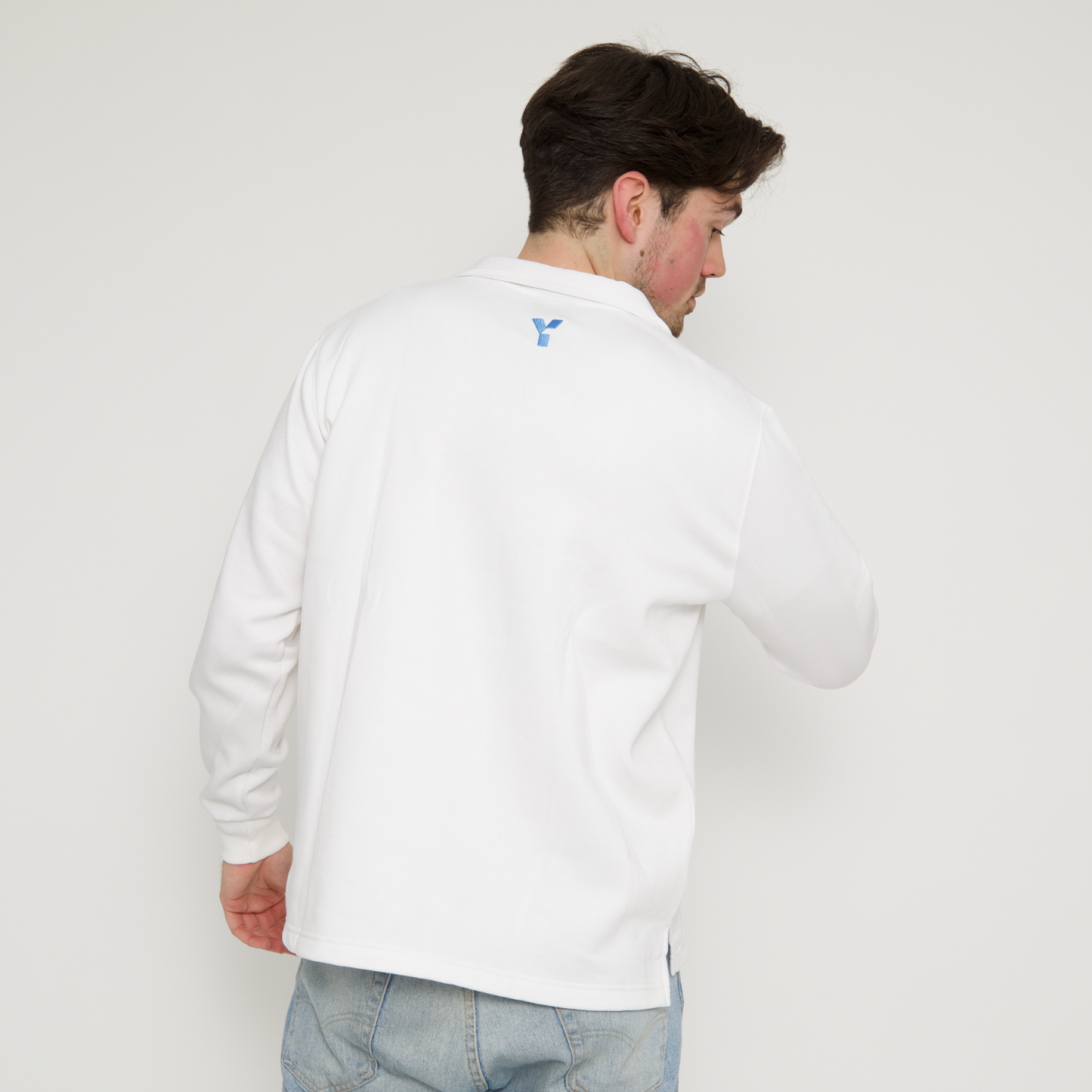 Aquila 2.0 Cotton 1/4 Zip (White)