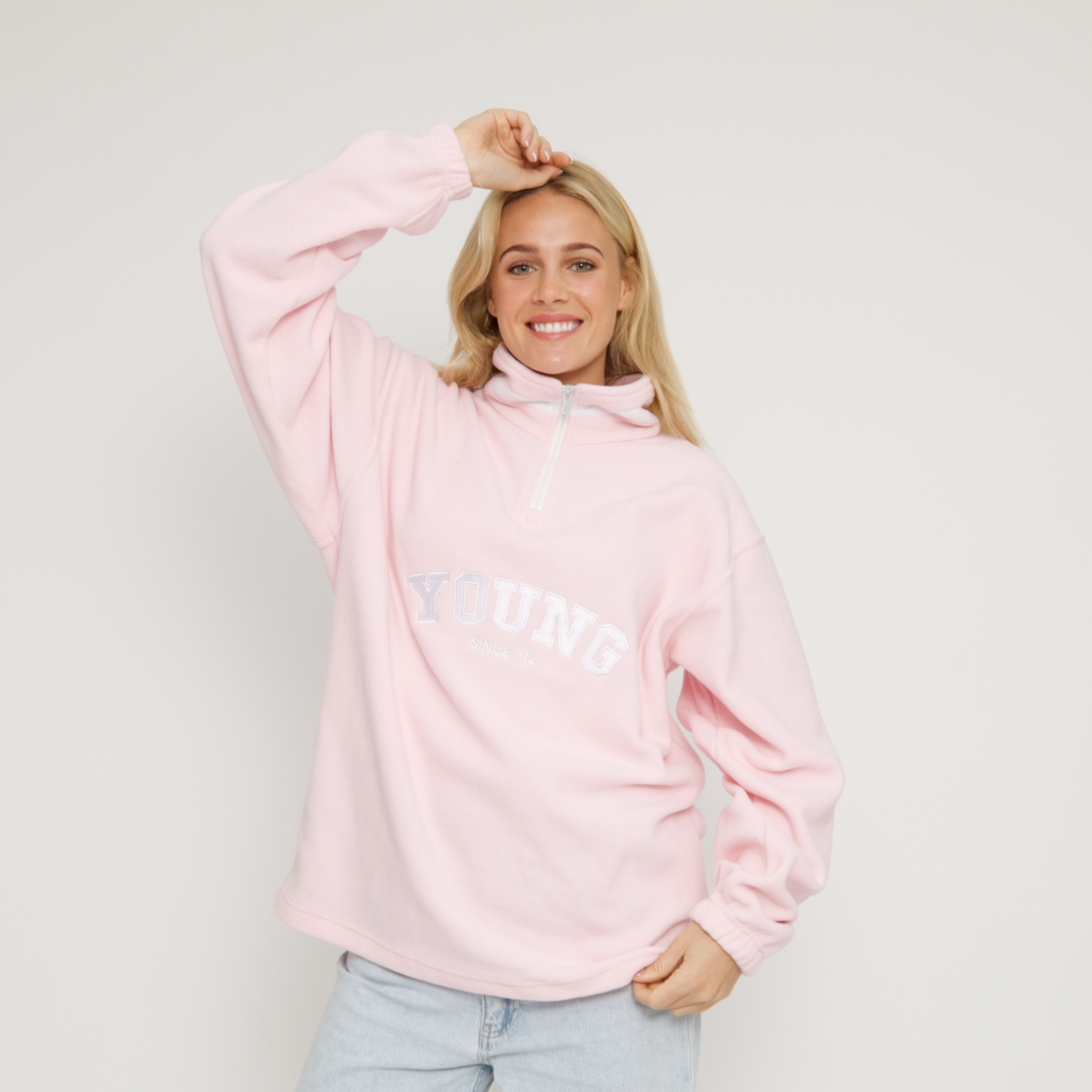 College Retro Fleece (Pink)