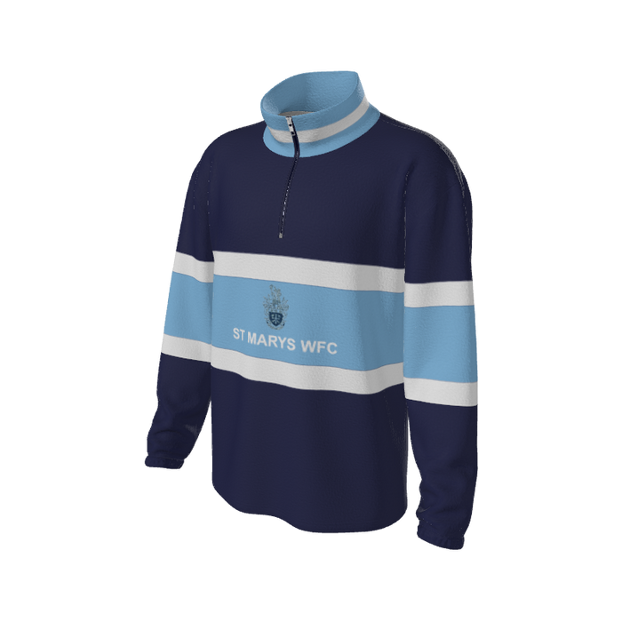 Retro Quarter Zip Fleece 5 Y1 Custom Retro Quarter Zip Fleece. (x 19)