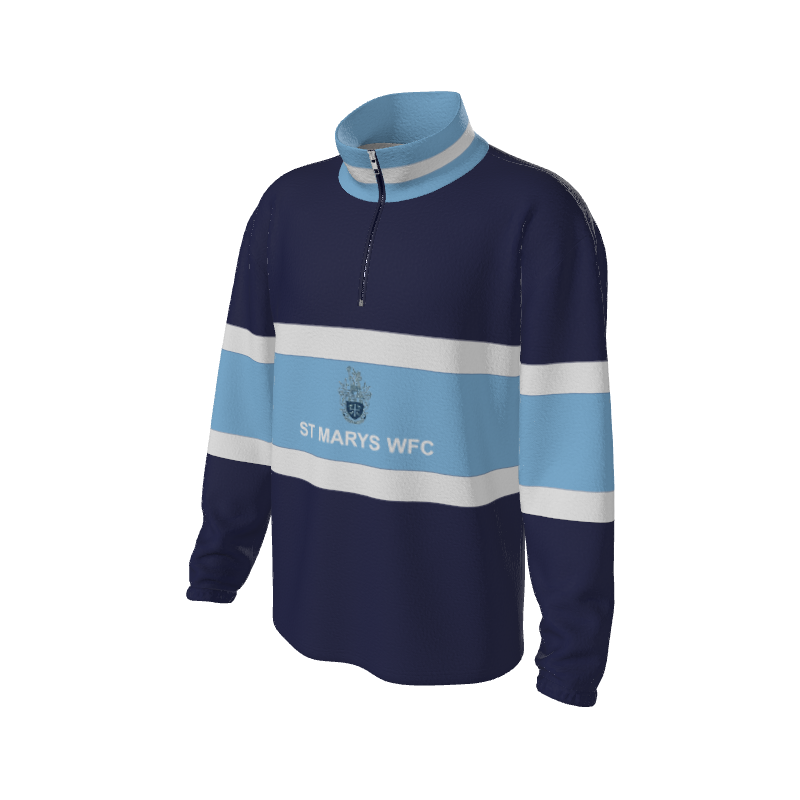 Retro Quarter Zip Fleece 5 Y1 Custom Retro Quarter Zip Fleece. (x 19)
