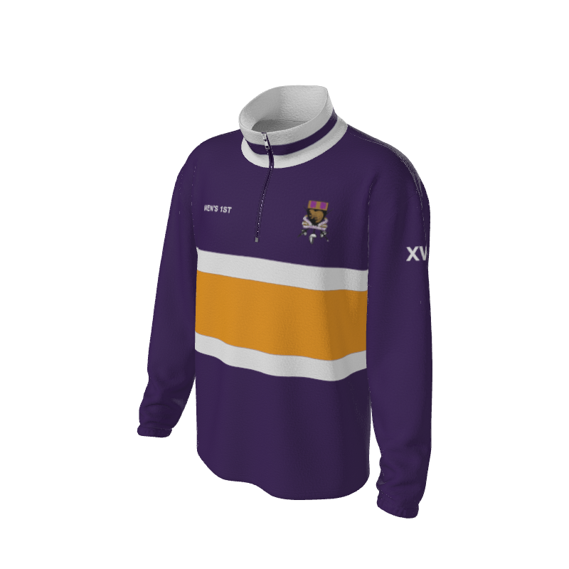 Retro Quarter Zip Fleece 2 Y1 Custom Retro Quarter Zip Fleece. (x 24)