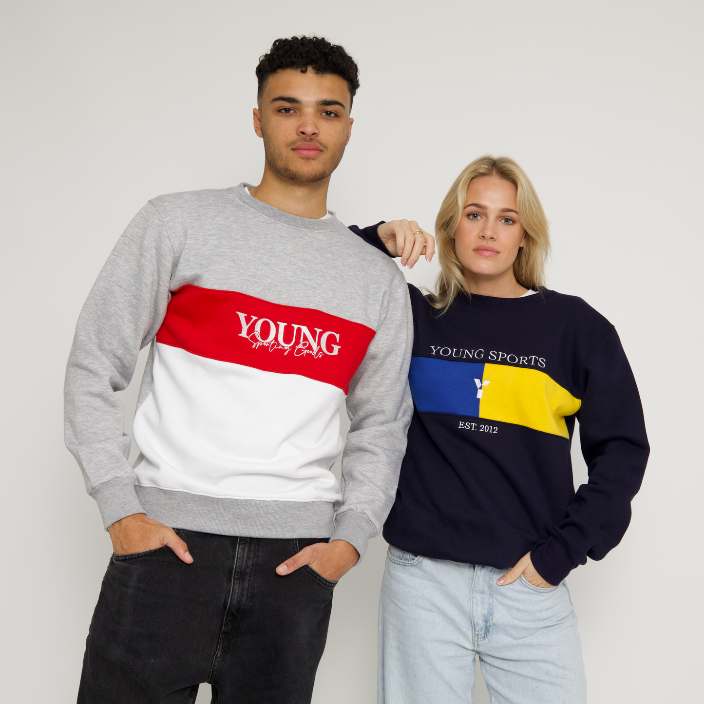 Young SG Sweater (Grey/Red/White)