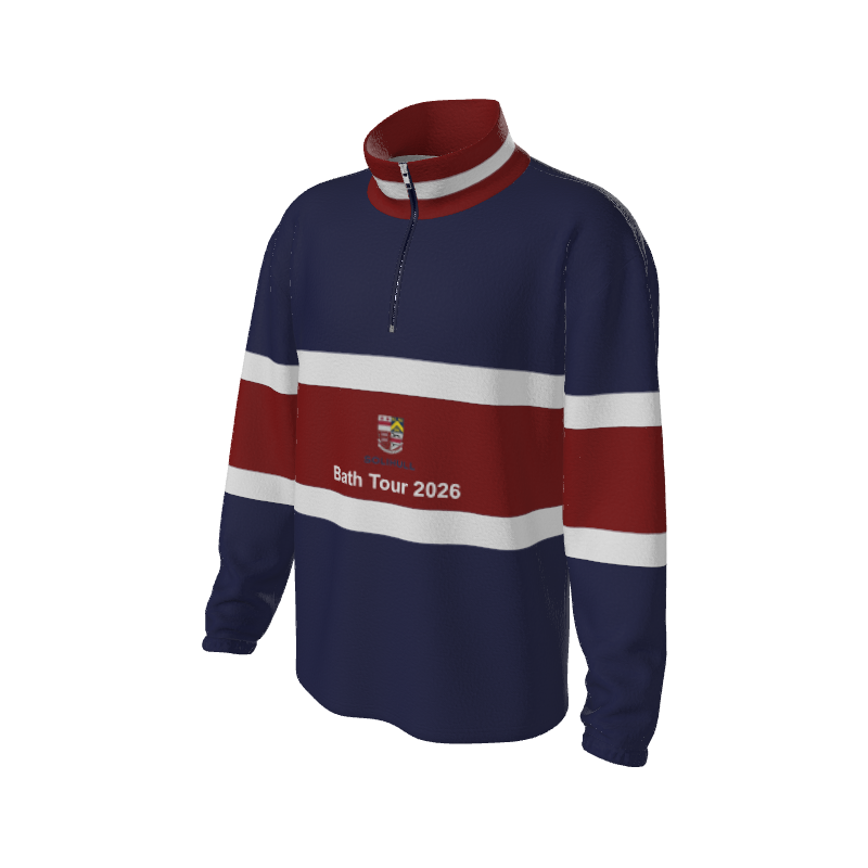 Retro Quarter Zip Fleece 5 Y1 Custom Retro Quarter Zip Fleece. (x 16)
