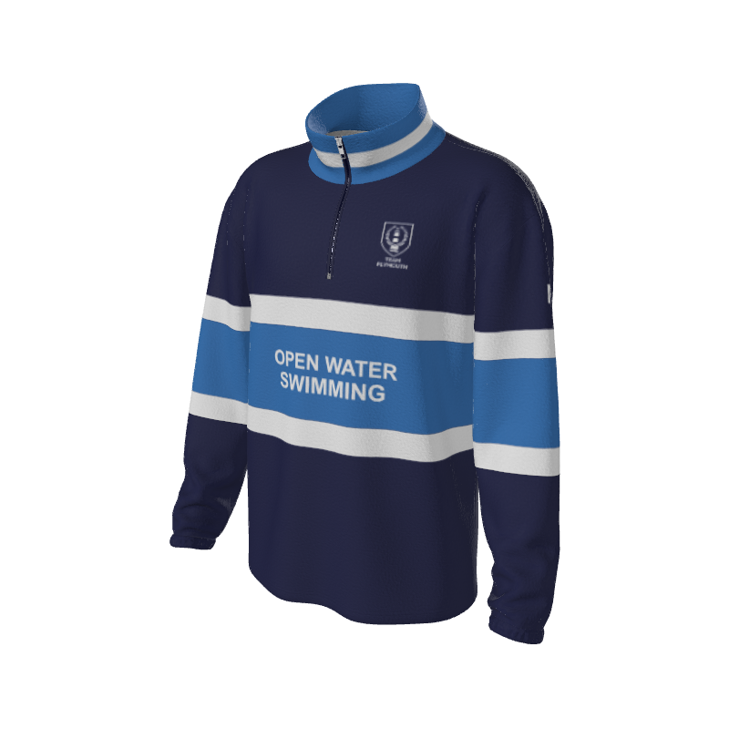 Retro Quarter Zip Fleece 5 Y1 Custom Retro Quarter Zip Fleece. (x 15) by Y1