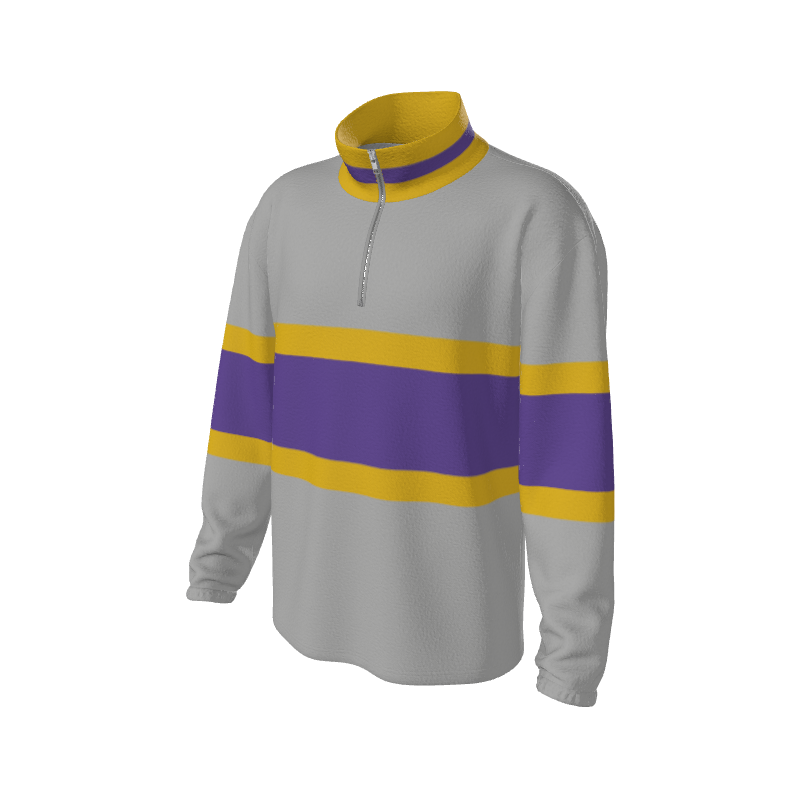 Retro Quarter Zip Fleece 5 Y1 Custom Retro Quarter Zip Fleece. (x 21)
