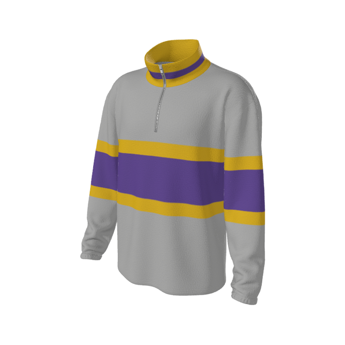 Retro Quarter Zip Fleece 5 Y1 Custom Retro Quarter Zip Fleece. (x 21)