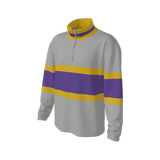 Retro Quarter Zip Fleece 5 Y1 Custom Retro Quarter Zip Fleece. (x 21)