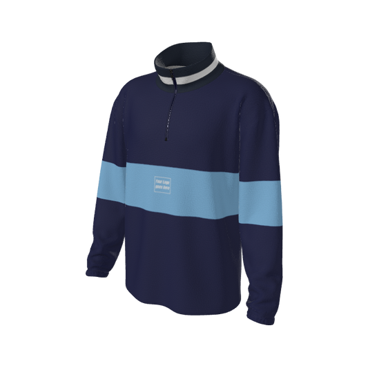 Retro Quarter Zip Fleece 1 Y1 Custom Retro Quarter Zip Fleece. (x 15)