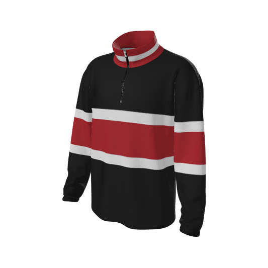 Retro Quarter Zip Fleece 5 Y1 Custom Retro Quarter Zip Fleece. (x 15)