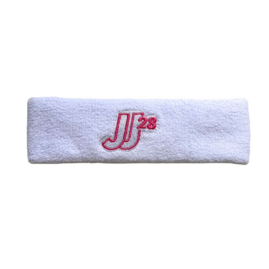 JJ28 White Headband (2 Pack)