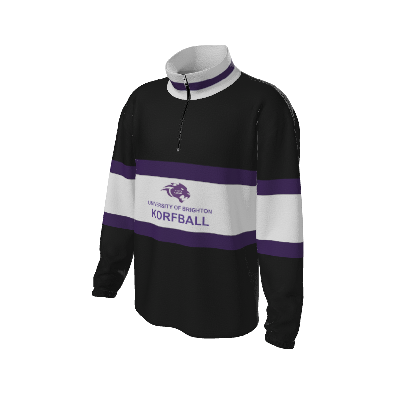 Retro Quarter Zip Fleece 5 Y1 Custom Retro Quarter Zip Fleece. (x 21)
