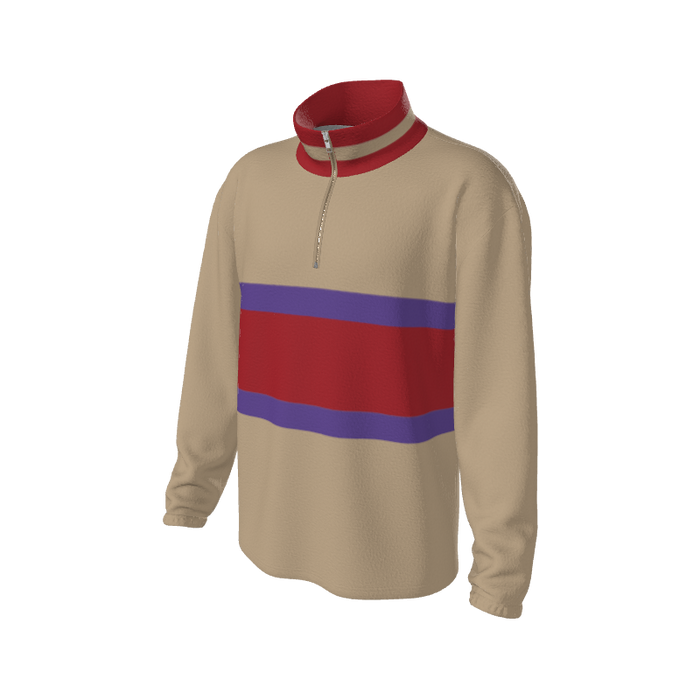 Retro Quarter Zip Fleece 2 Y1 Custom Retro Quarter Zip Fleece. (x 21)