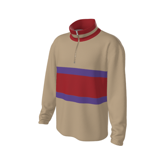 Retro Quarter Zip Fleece 2 Y1 Custom Retro Quarter Zip Fleece. (x 21)