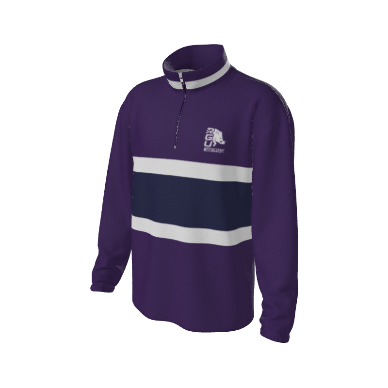Retro Quarter Zip Fleece 2 Y1 Custom Retro Quarter Zip Fleece. (x 16) by Y1