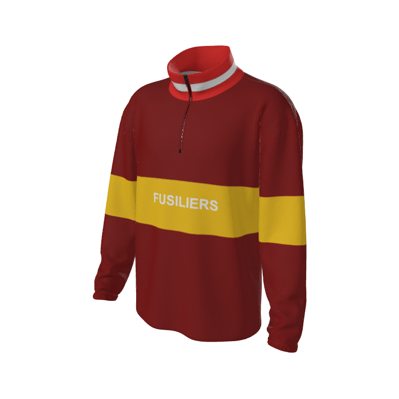 Retro Quarter Zip Fleece 1 Y1 Custom Retro Quarter Zip Fleece. (x 34) by Y1