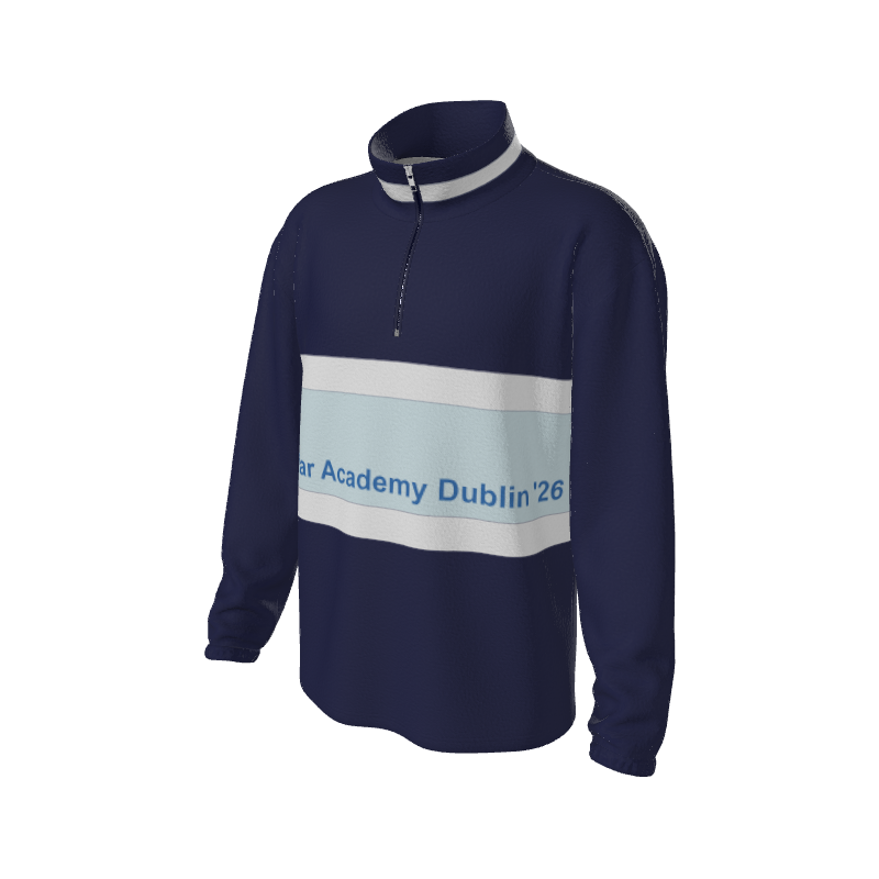 Retro Quarter Zip Fleece 2 Y1 Custom Retro Quarter Zip Fleece. (x 17)