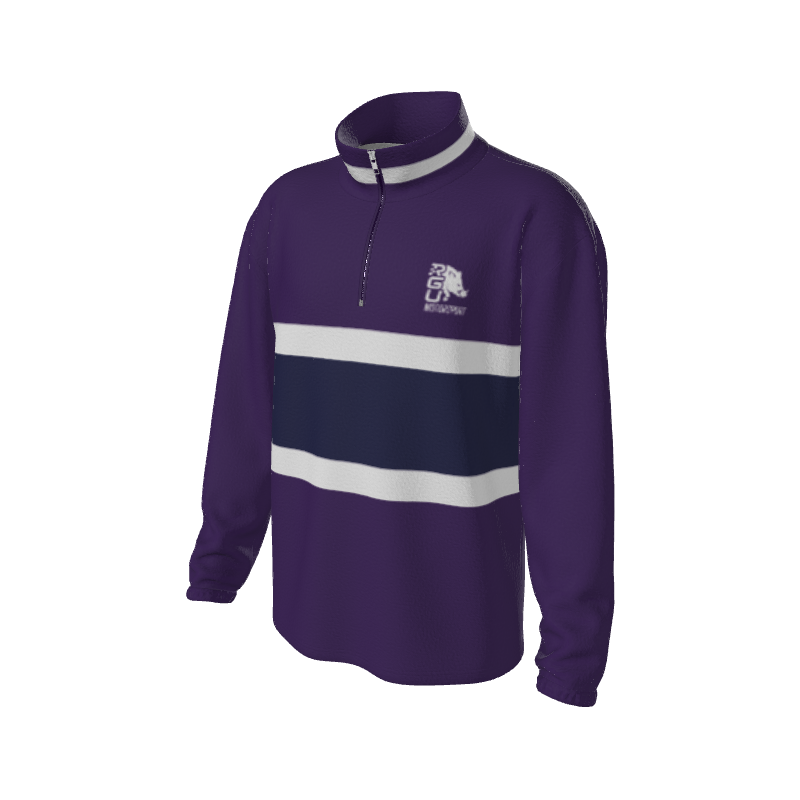 Retro Quarter Zip Fleece 2 Y1 Custom Retro Quarter Zip Fleece. (x 16) by Y1
