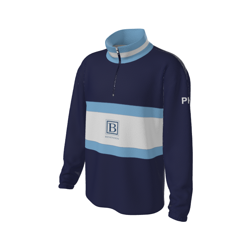 Retro Quarter Zip Fleece 2 Y1 Custom Retro Quarter Zip Fleece. (x 16) by Y1