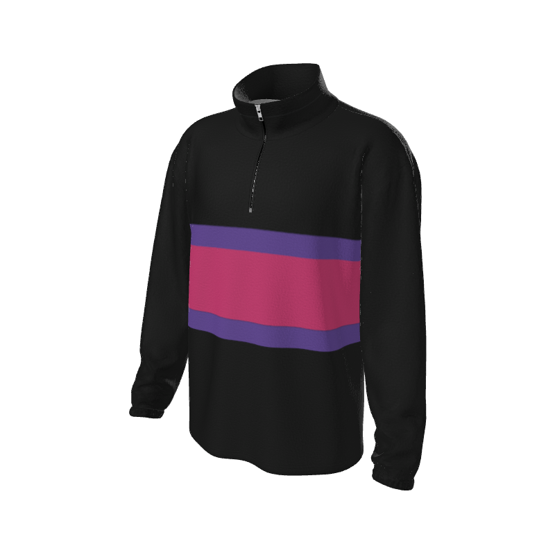 Retro Quarter Zip Fleece 2 Y1 Custom Retro Quarter Zip Fleece. (x 17)