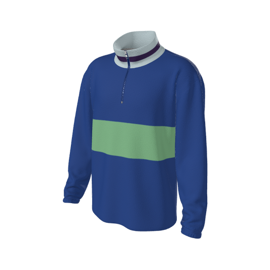 Retro Quarter Zip Fleece 6 Y1 Custom Retro Quarter Zip Fleece. (x 17)