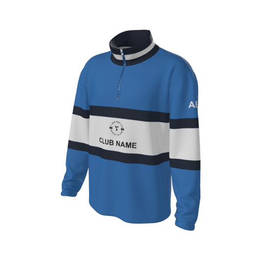 Retro Quarter Zip Fleece 5 Y1 Custom Retro Quarter Zip Fleece. (x 15)