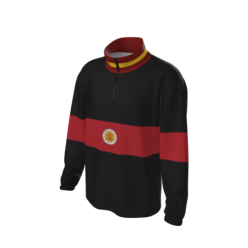 Retro Quarter Zip Fleece 1 Y1 Custom Retro Quarter Zip Fleece. (x 19)