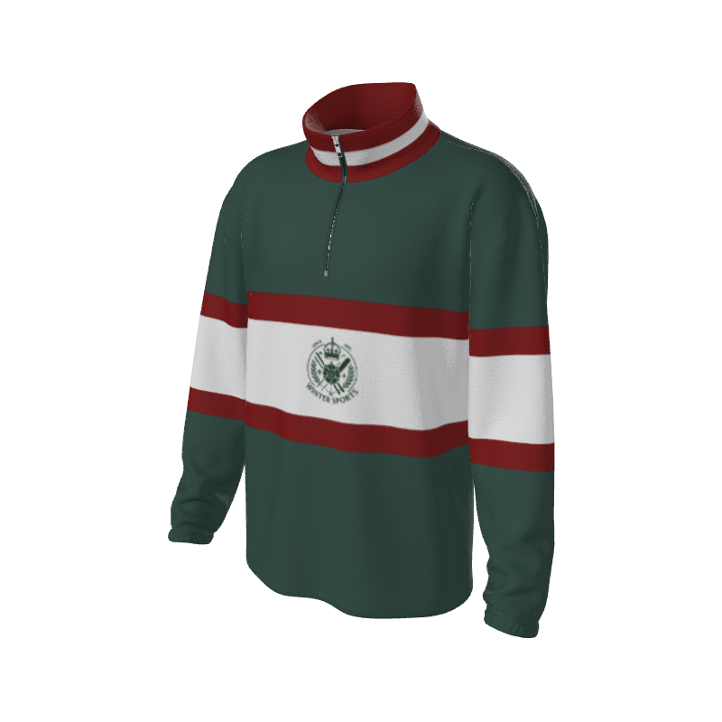 Retro Quarter Zip Fleece 5 Y1 Custom Retro Quarter Zip Fleece. (x 100)