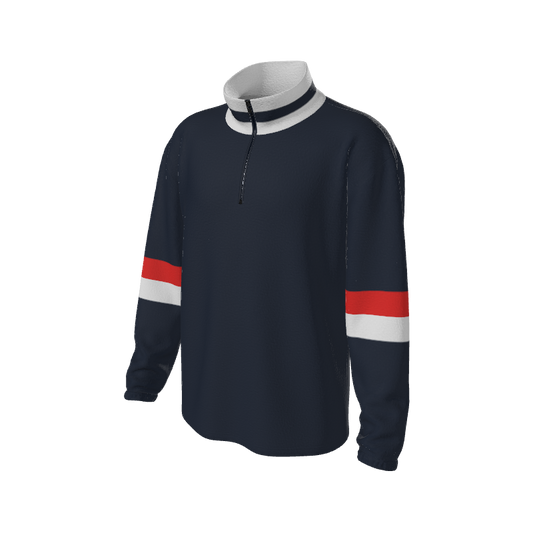 Retro Quarter Zip Fleece 3 Y1 Custom Retro Quarter Zip Fleece. (x 15)