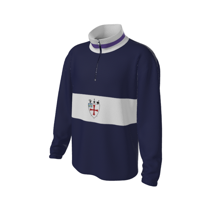 Retro Quarter Zip Fleece 6 Y1 Custom Retro Quarter Zip Fleece. (x 16)