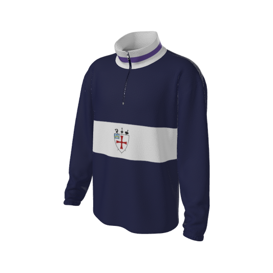 Retro Quarter Zip Fleece 6 Y1 Custom Retro Quarter Zip Fleece. (x 16)