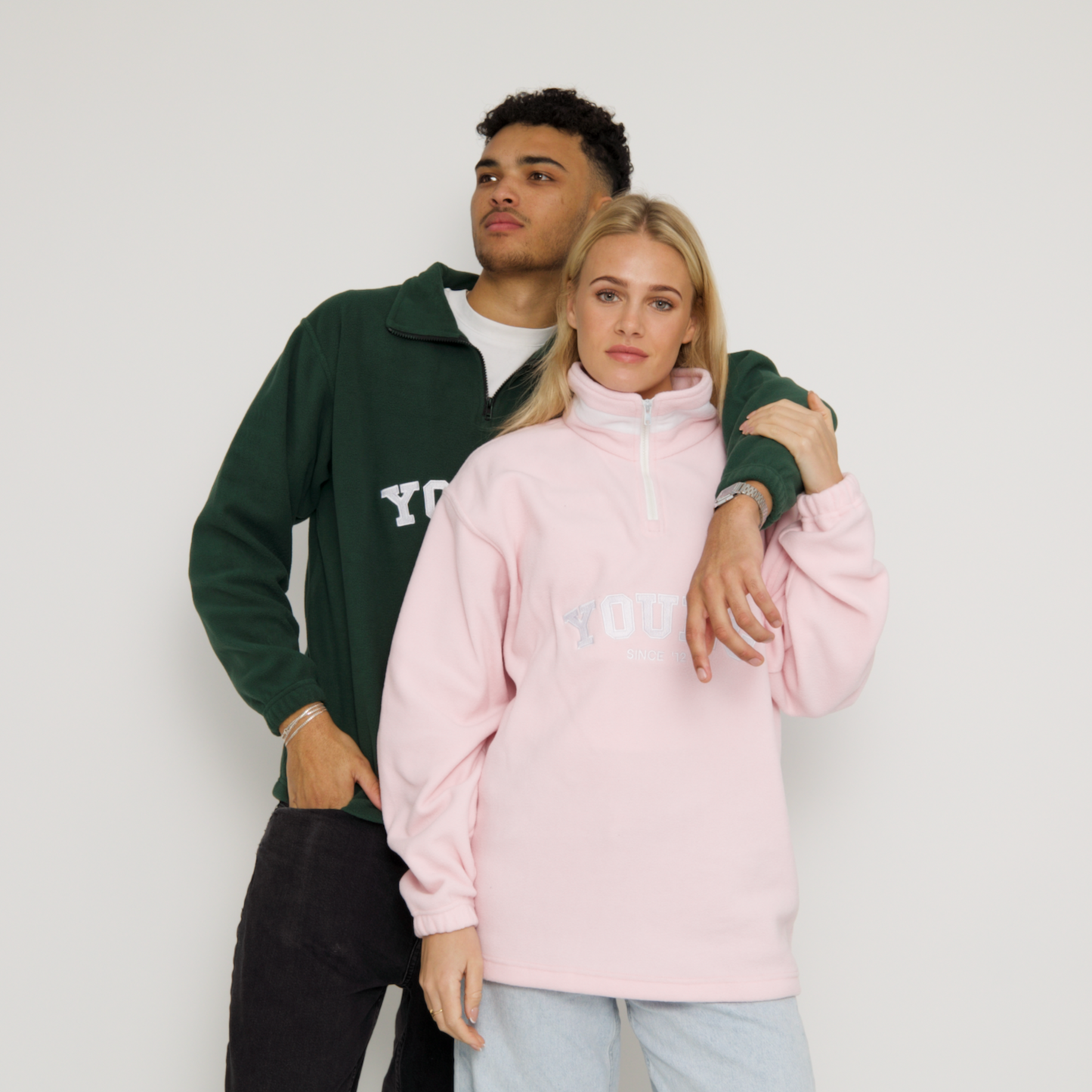 College Retro Fleece (Pink)