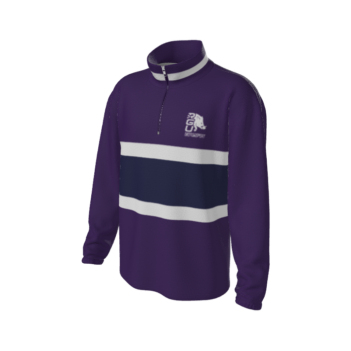 Retro Quarter Zip Fleece 2 Y1 Custom Retro Quarter Zip Fleece. (x 16)