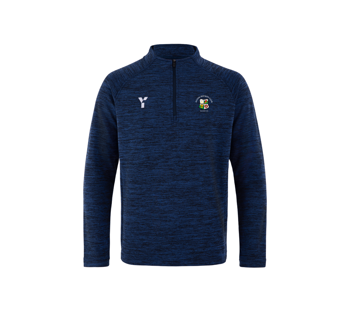 Alton HC - Fugi Quarter Zip Unisex Navy Melange club teamwear by Y1
