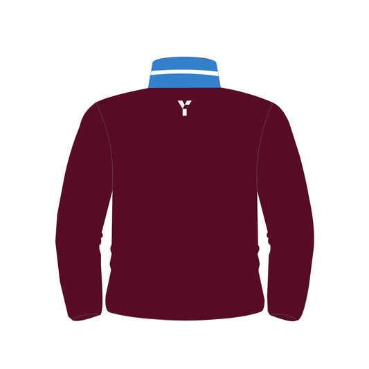 Addiscombe HC - Retro Quarter Zip - Maroon