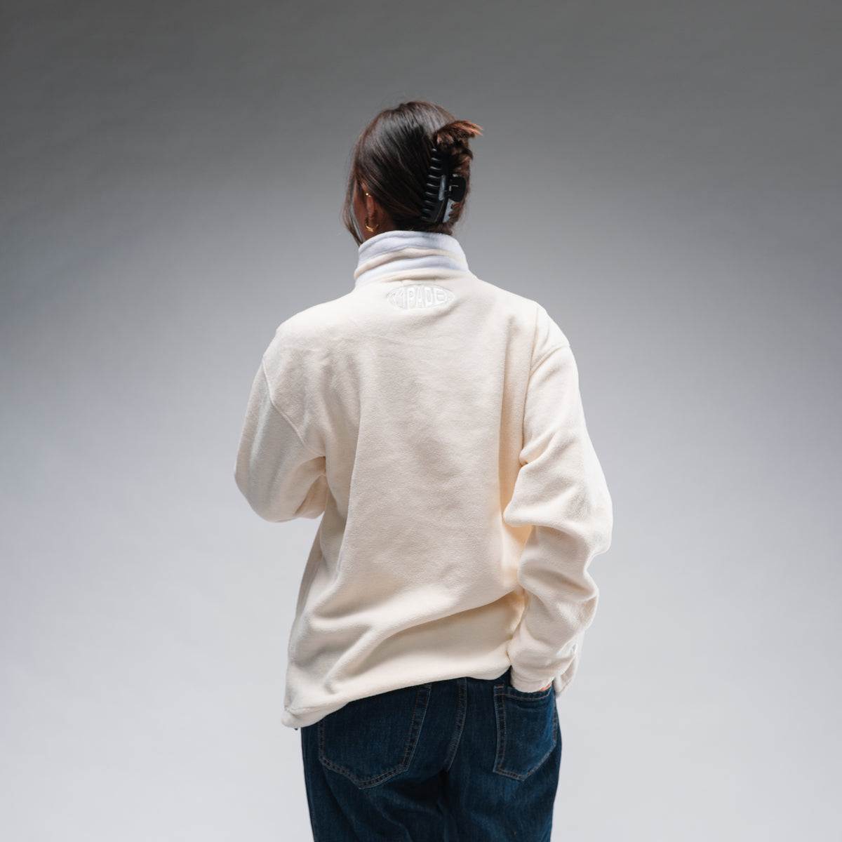 Y1 Padel Pill Retro Fleece Stonewash White by Y1 - view 5
