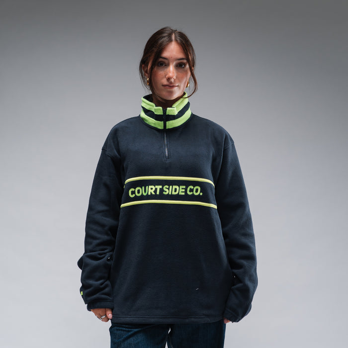 Courtside Co Fleece Stonewash Navy