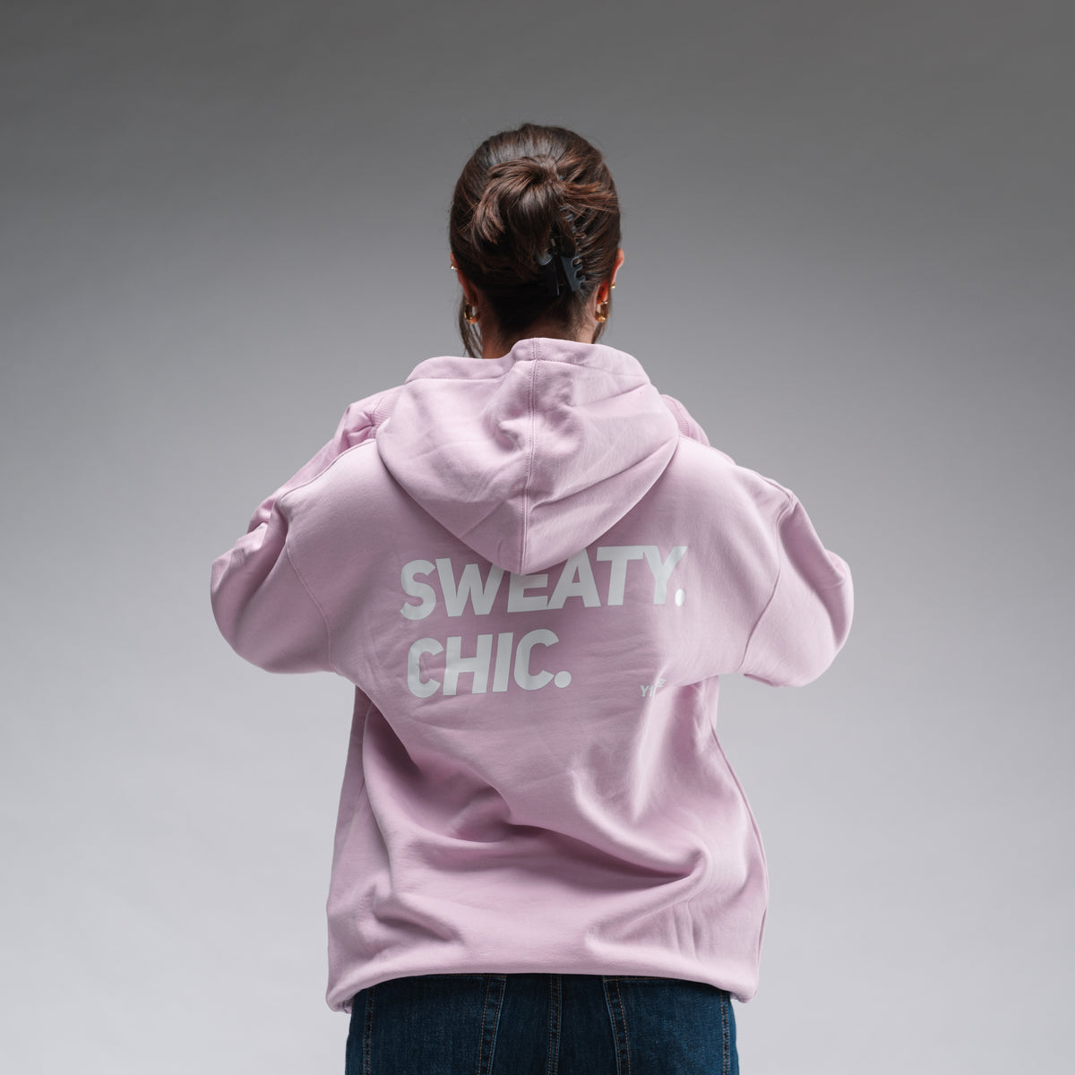 Oversized Sweaty Chic Hood Pink