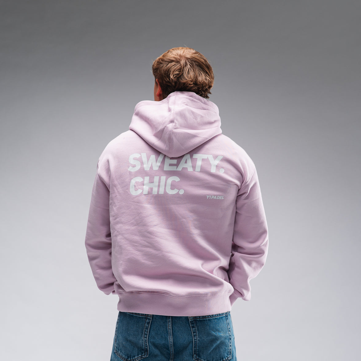 Oversized Sweaty Chic Hood Pink