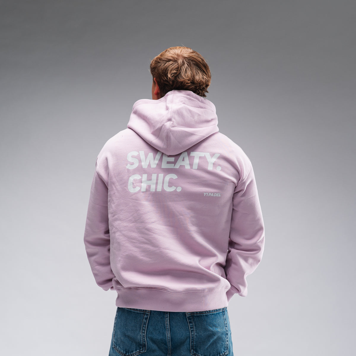 Oversized Sweaty Chic Hood Pink