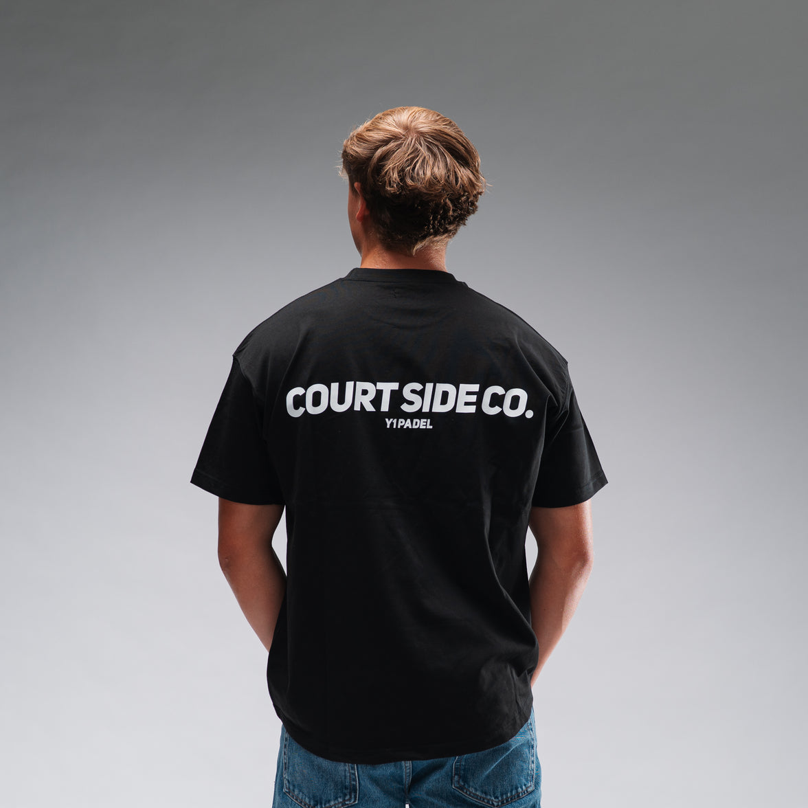 Men's Oversized Courtside Tee Black
