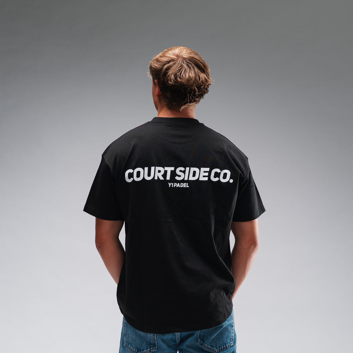 Men's Oversized Courtside Tee Black