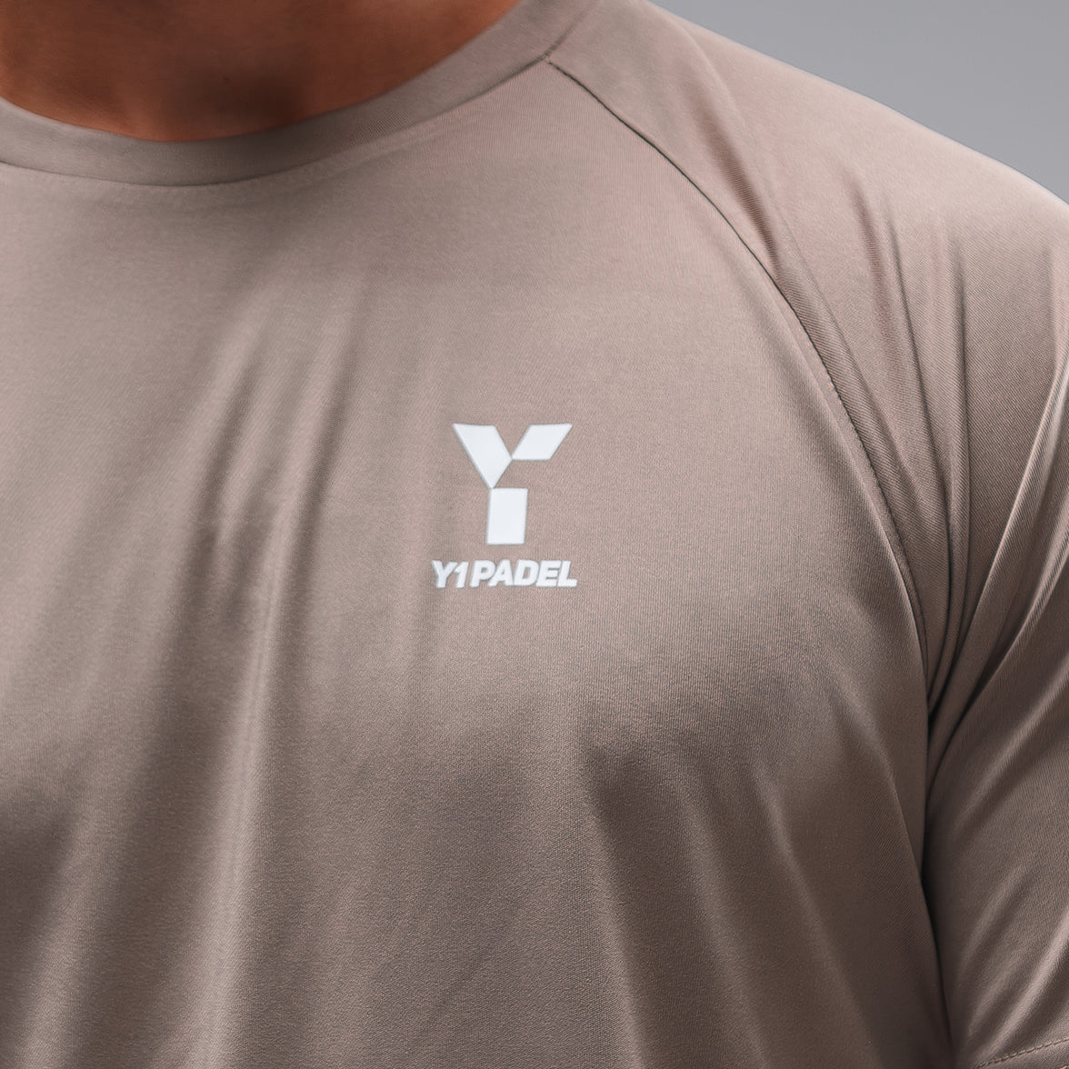 Men's Toas Taupe Padel Shirt