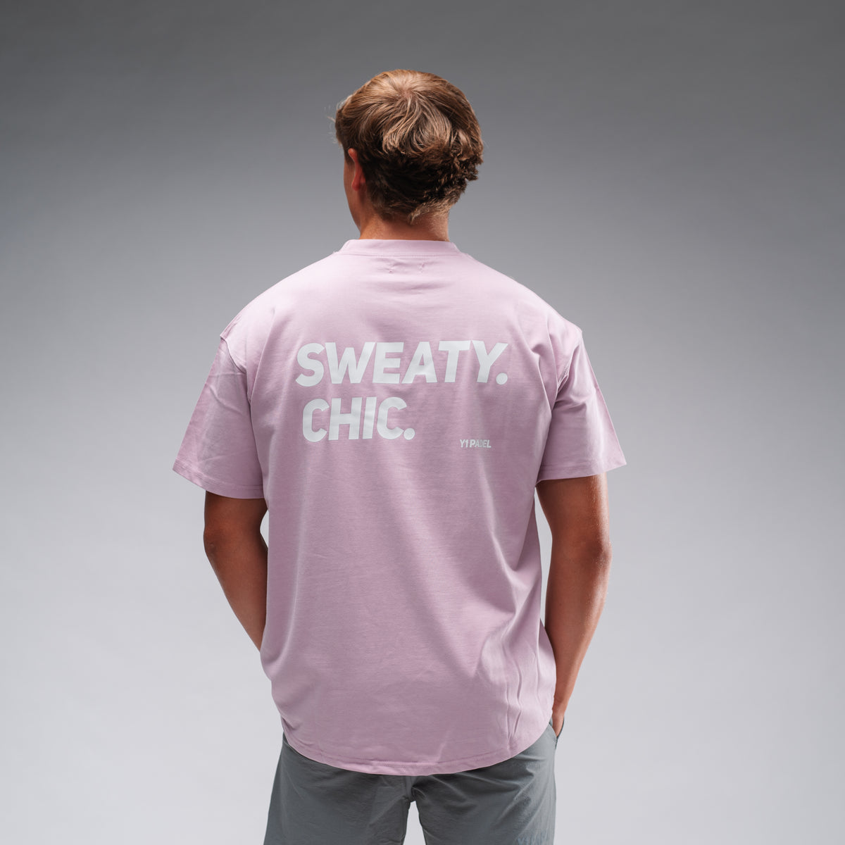 Men's Oversized Sweaty Chic Tee Pink
