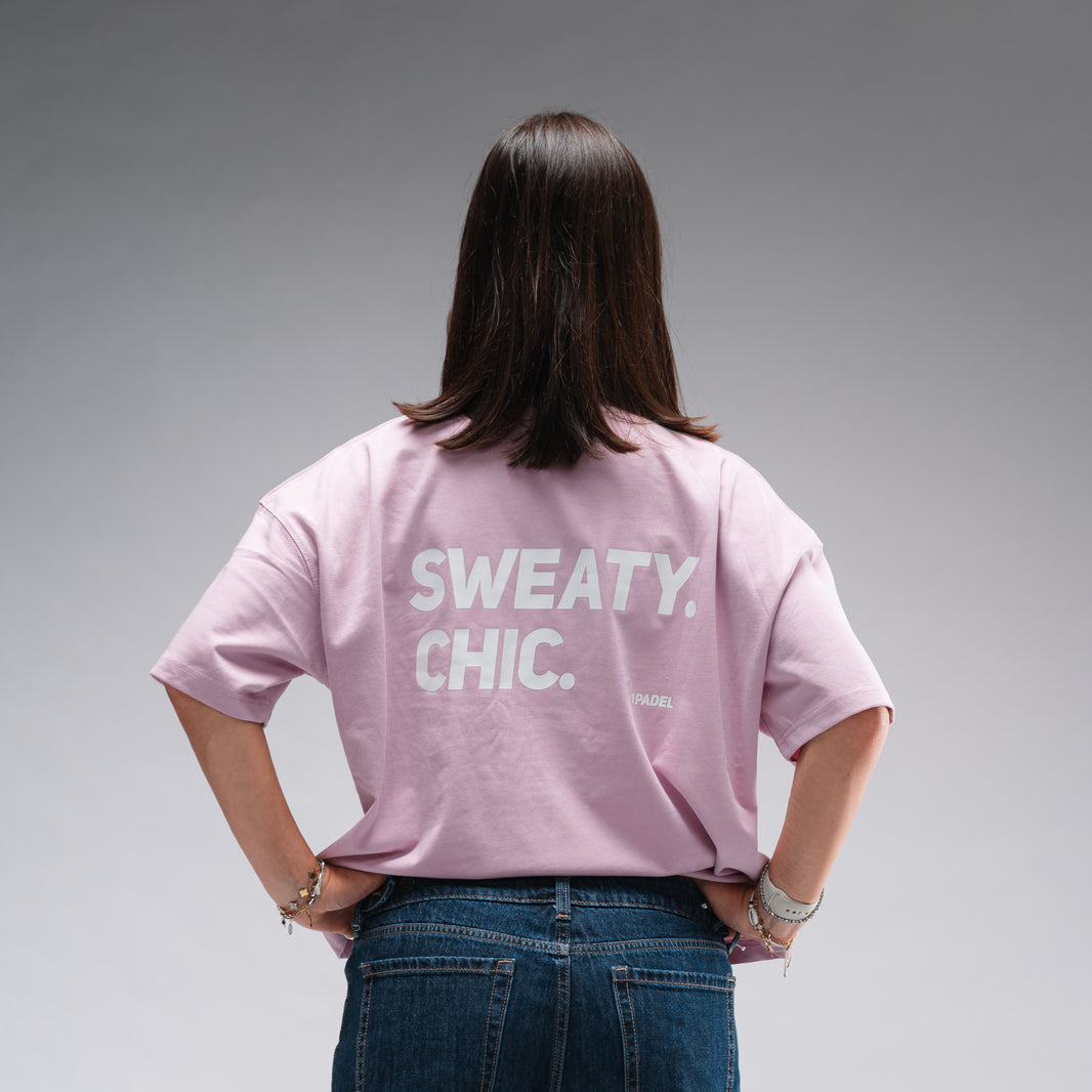 Women's Oversized Sweaty Chic Tee Pink