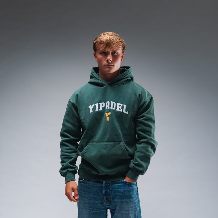 Oversized Y1 Padel College Hood Stonewash Green