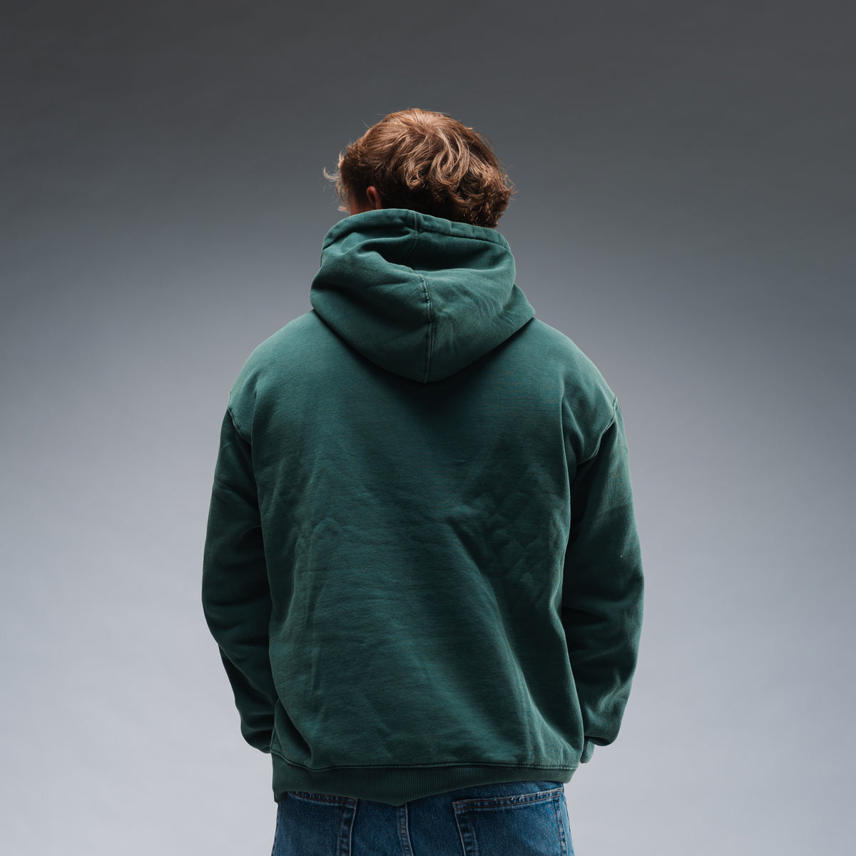 Oversized Y1 Padel College Hood Stonewash Green