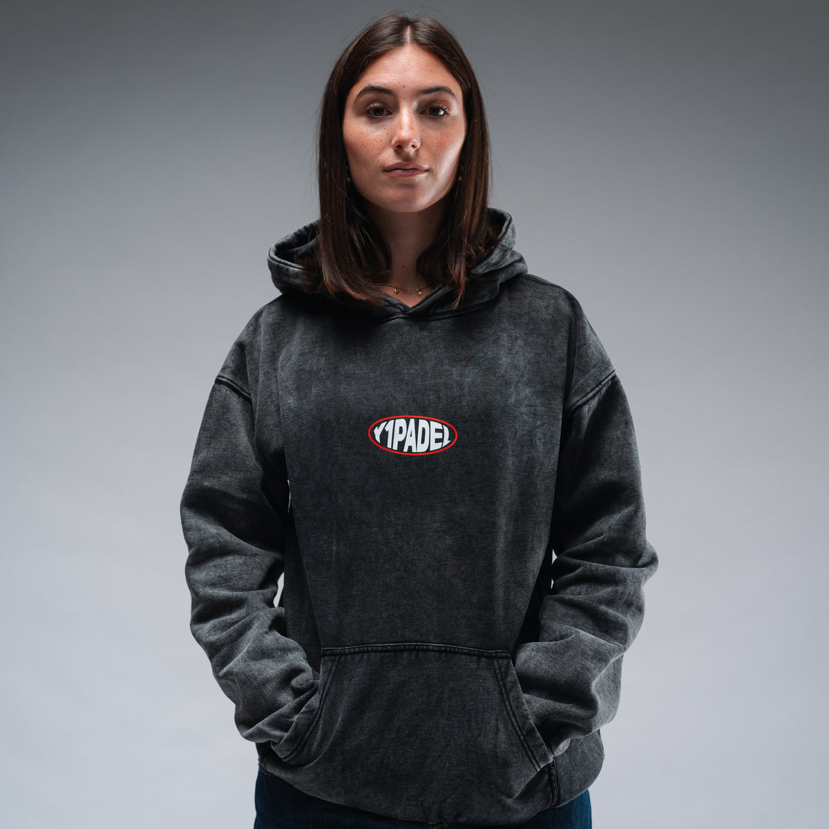 Oversized Y1 Padel Pill Hood Black