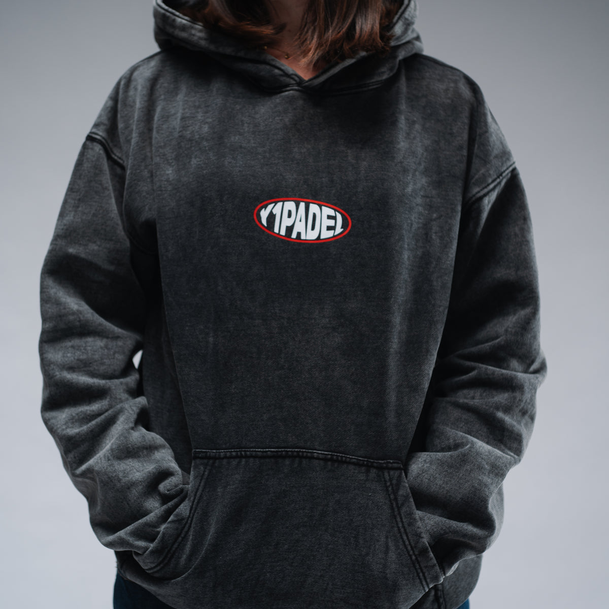 Oversized Y1 Padel Pill Hood Black