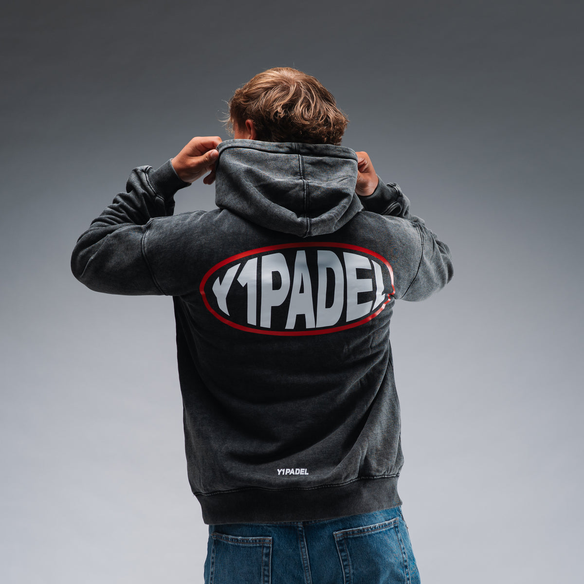Oversized Y1 Padel Pill Hood Black
