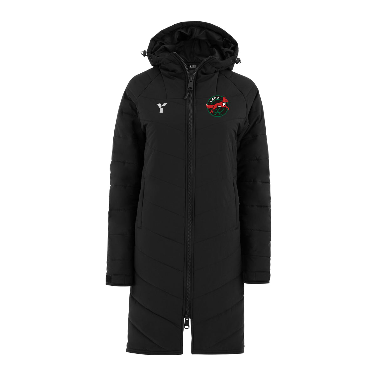 Leicestershire Hockey - Bench Jacket Unisex Black club teamwear by Y1